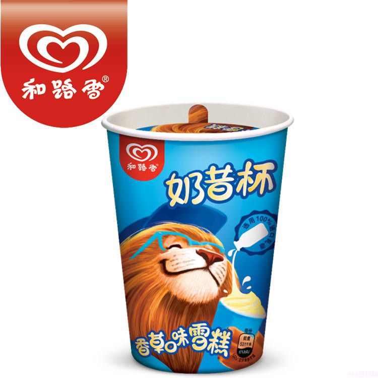 和路雪麦酷狮奶昔杯雪糕批发香草味 90g 24支(1)