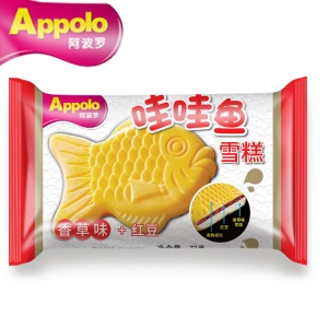 娃娃鱼香草+红豆雪糕  73g  18支