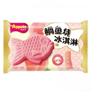 Applo阿波罗鲷鱼白桃口味冰淇淋  1