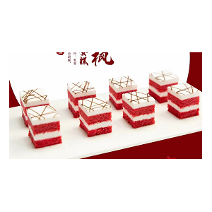 多哥夫烈焰香枫慕斯蛋糕（红丝绒）10盒*