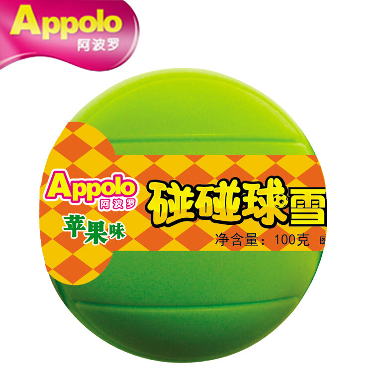 Applo阿波罗碰碰球苹果味雪泥雪糕冰淇淋杯  100g  18杯